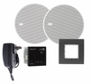 In Wall Bluetooth Audio Receiver + Two 5" In Ceiling Speakers